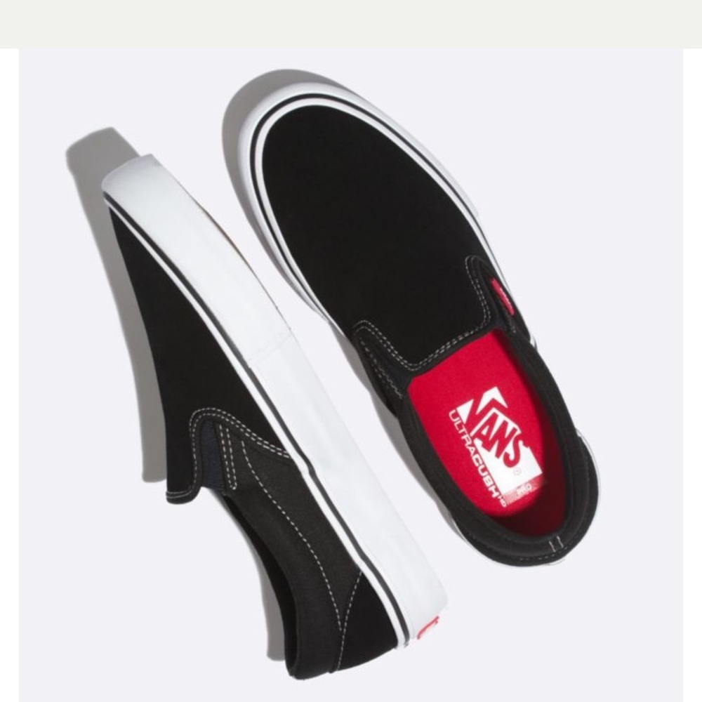 Vans Slip on Pro black and white gum